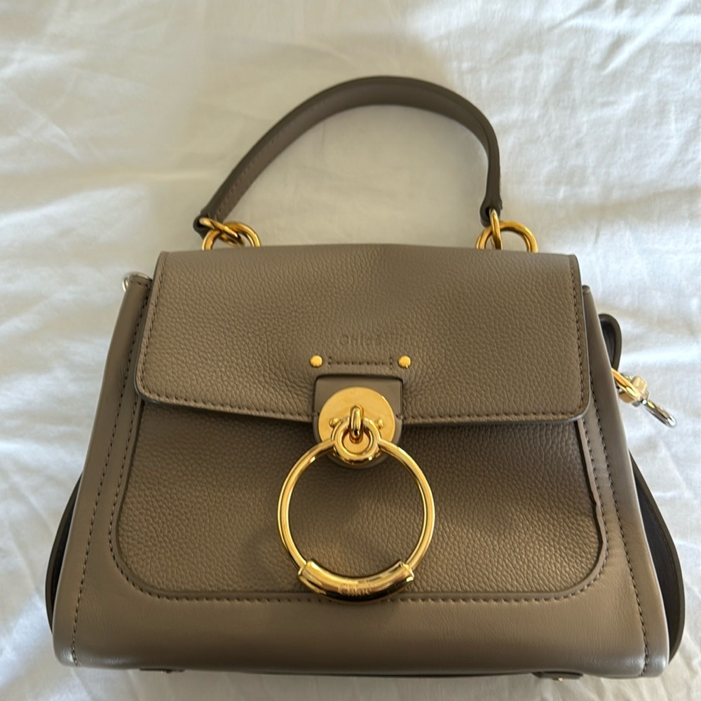 Chloe Mini Tess Leather Crossbody Purse